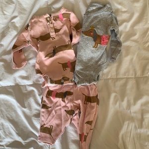 3 piece Carter’s Doggie set